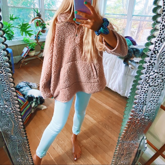 Jackets & Blazers - Blush Pink Sherpa 🍭